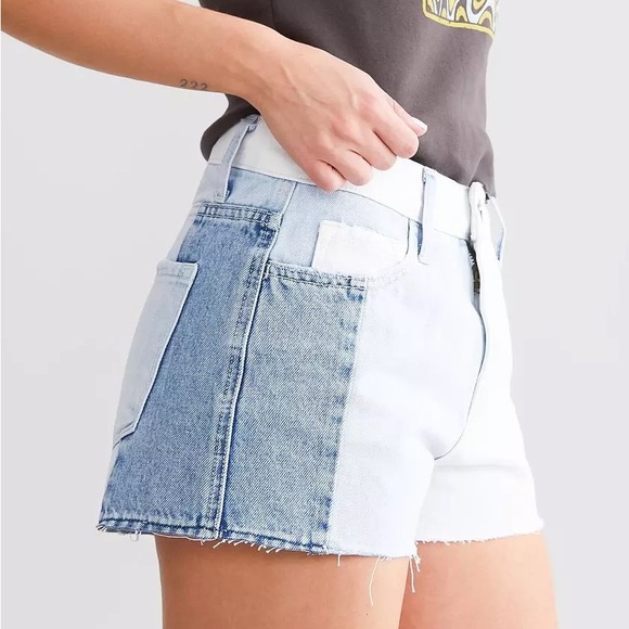 High Rise Pieced Short - Picture 2 of 8